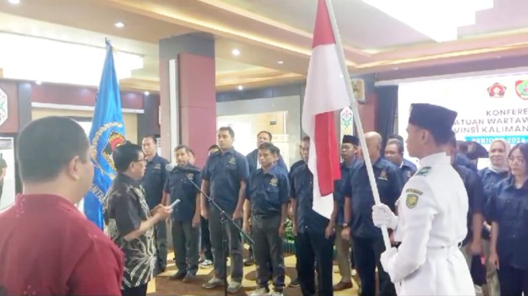 Terpilih Secara Aklamasi, Muhammad Zainal Resmi Dilantik Menjadi Ketua PWI Kalteng periode 2024-2029