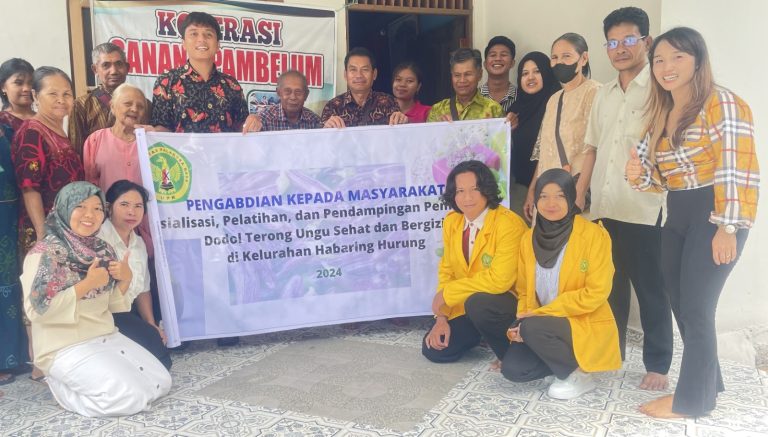 Meningkatkan Nilai Ekonomis Terong Ungu, TIM PKM Prodi Kimia MIPA UPR Berikan Pelatihan Pembuatan ‘Dorong Takzi’ di Bukit Batu