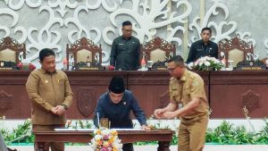Raperda Tata Cara Angkutan Laut dan Sungai Yang Melintas di Bawah Jembatan Bentang Panjang Disepakati Menjadi Perda