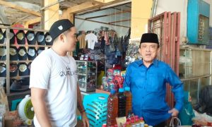 Cagub Kalteng Abdul Razak Serap Aspirasi Pedagang Pasar Tradisional di Palangka Raya