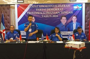 Demokrat Kalteng Gelar Rakorda, Nadalsyah Sampaikan Program Prioritas