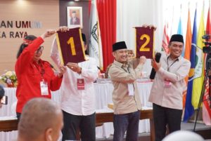 KPU Tetapkan Nomor Urut Paslon Wali Kota Palangka Raya 2024
