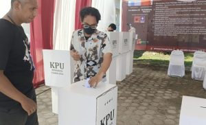 KPU Gelar Simulasi Pemungutan dan Perhitungan Suara Pilgub Kalteng