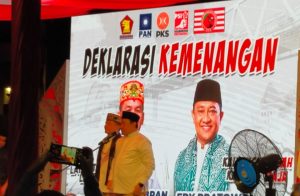 Hasil Quick Count Unggul, Agustiar Sabran – Edy Pratowo Deklarasi Kemenangan