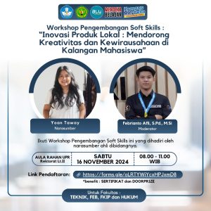 UPR Gelar Workshop Inovasi Produk Lokal