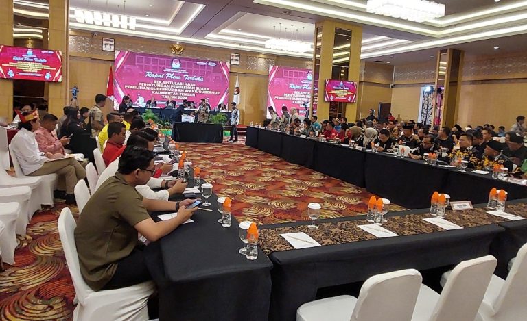 KPU Sahkan Rekapitulasi Suara Pilgub Kalteng 2024 dari 14 Kabupaten/Kota