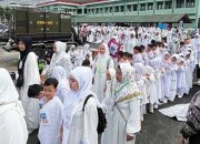 Ribuan Siswa TK Palangka Raya Jalani Simulasi Manasik Haji