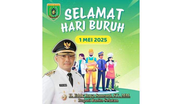 Hari Buruh 2025, Bupati Eddy Tegaskan Buruh Adalah Mitra Pembangunan