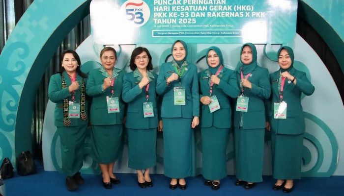 PKK Kalteng Hadiri Rakernas X di Samarinda, Rumuskan Strategi Menuju Indonesia Emas 2045
