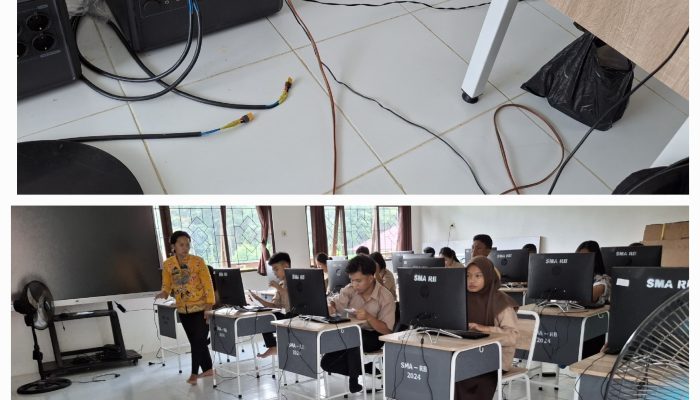 Gladi AN SMAN 1 Rungan Barat Lancar Berkat Starlink dan Listrik Tenaga Surya