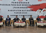Bupati Saiful Kukuhkan 48 Anggota Paskibraka Kabupaten Katingan