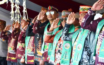 Bupati Barito Selatan Hadiri Puncak HUT Bartim ke-23 Bersama Gubernur