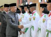 Jelang HUT RI ke-80 Tahun, Sebanyak 50 Paskibraka Barsel Dikukuhkan