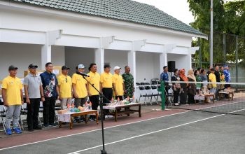Turnamen Tenis Bupati Cup Barsel Semarakkan HUT RI dan Hari Jadi