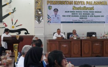 Pemko Palangka Raya Dorong Peningkatan Daya Saing IKM
