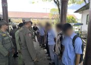 Belasan Pelajar Terjaring Satpol PP Saat Bolos Sekolah