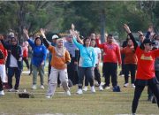 Senam Pagi ASN Meriahkan Halaman Kantor Gubernur