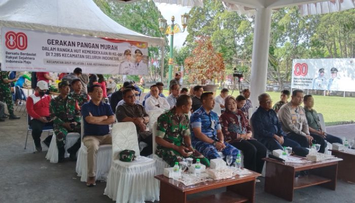 Pemkab Kobar Gelar Pangan Murah Sambut HUT ke-80 RI