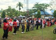 Jalan Sehat Milad BKPRMI Semarakkan HUT RI Ke-80 di Palangka Raya