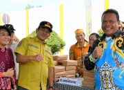 Ribuan Warga Padati Stadion Batuah Saat Pesta Makan Gratis