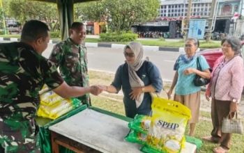 TNI Hadirkan Beras Murah Bantu Jaga Daya Beli Masyarakat