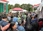 Gerakan Pangan Murah Kodam XXII/Tambun Bungai Disambut Antusias Warga