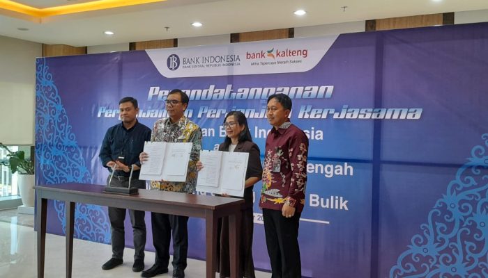 Kerja Sama Kas Titipan BI dan Bank Kalteng Diperpanjang