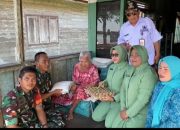 Koramil Katingan Kuala Salurkan Bantuan Sembako untuk Warga Lansia