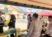 Dekatkan Diri ke Masyarakat, Polres Barito Utara Gelar Pasar Beras Murah