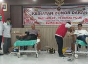 Sinergi RSUD Mas Amsyar dan Polres Katingan, Donor Darah Warnai Hari Jadi Humas Polri ke-74