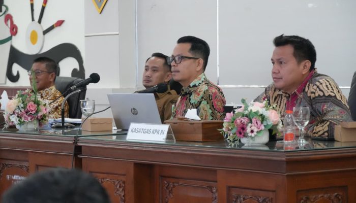 Evaluasi Tata Kelola Pemerintahan, Satu Hari Pemerintah Kota dan DPRD Palangka Raya Lakukan Pembahasan Bersama dengan KPK RI