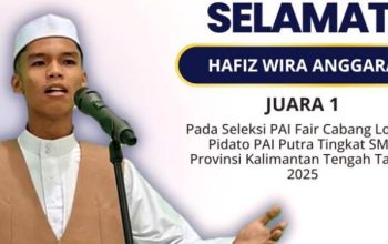 Siswa SMP Muara Teweh Raih Juara I Pidato PAI