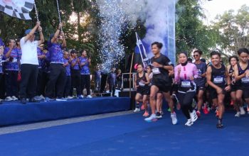 Ribuan Warga Meriahkan Hadari Kahayan Colour Run 6K di Palangkaraya