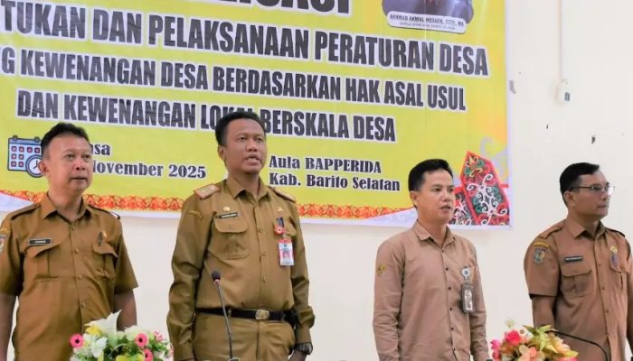 Pemkab Barsel Tegaskan Pentingnya Tata Kelola Kewenangan Desa yang Transparan