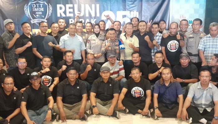 Reuni Perak DTT SMDE Polda Kalteng, 25 Tahun Mengabdi Pererat Silaturahmi dan Kepedulian Sosial