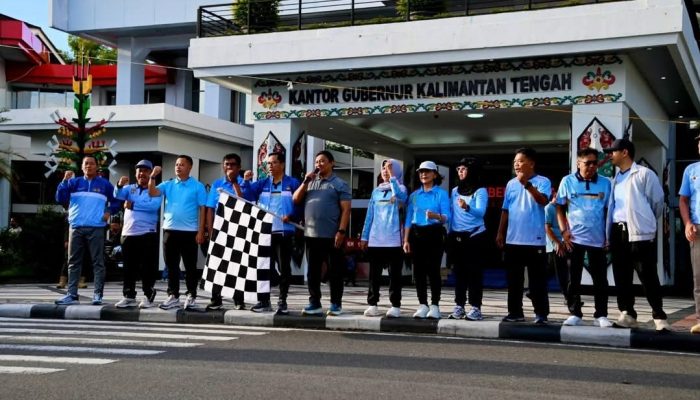 Peringati Hari Desa Nasional, Wagub Kalteng Lepas Jalan Sehat dan Ajak ASN Perkuat Kebersamaan