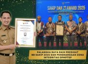 Pemko Palangka Raya Raih Predikat BB SAKIP 2025, DPMPTSP Sabet Penghargaan WBK