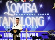 Eddy Raya Samsuri Lepas Peserta Bagarakan Sahur Buntok Meriah