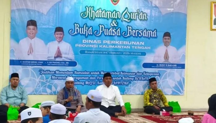 Perkuat Solidaritas dan Kepedulian Sosial, Disbun Kalteng Gelar Buka Puasa Bersama