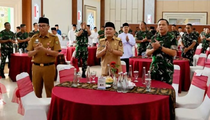 Silaturahmi Ramadan di Makodam XXII/TB, Pemprov dan TNI Perkuat Sinergi Jaga Stabilitas Kalteng