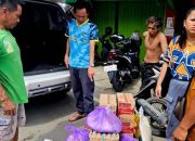 Patih Herman Salurkan Bantuan Korban Kebakaran Lanjas Barito Utara