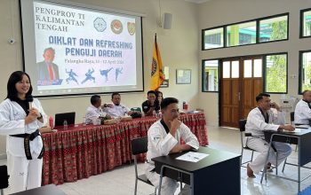 Diklat Penguji TI Kalteng Perkuat Standar Ujian Taekwondo Daerah