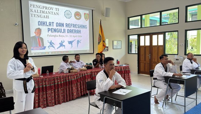 Diklat Penguji TI Kalteng Perkuat Standar Ujian Taekwondo Daerah