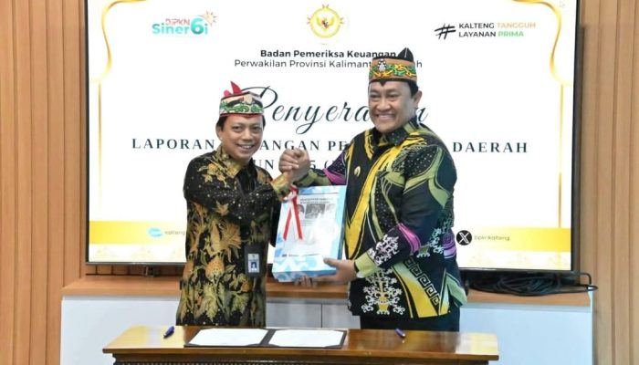 Serahkan LKPD 2025, Pemprov Kalteng Perkuat Komitmen Tata Kelola Keuangan Transparan