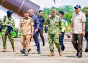 Kunker Menhan dan Satgas PKH di Murung Raya Perkuat Penegakan Hukum Sektor SDA