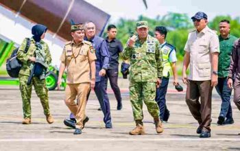 Kunker Menhan dan Satgas PKH di Murung Raya Perkuat Penegakan Hukum Sektor SDA