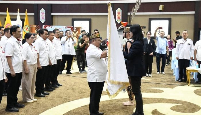 Agustiar Sabran Hadiri Pelantikan PERGATSI Kalteng, Tekankan Pembinaan Atlet Gateball
