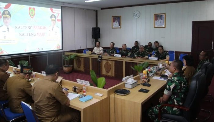 Sinergi Pemprov Kalteng dan TNI AD Diperkuat, Bahas Strategi Pelestarian Hutan untuk Ketahanan Nasional