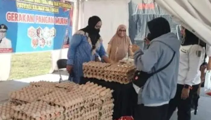 Stand Dinas TPHP Kalteng Jadi Primadona di Kalteng Expo 2026, Gerakan Pangan Murah Disambut Antusias