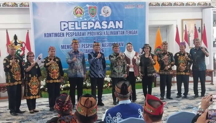Agustiar Sabran Optimistis Kontingen Pesparawi Kalteng Raih Prestasi Nasional